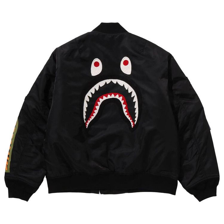 BAPE Shark MA-1 Jacket 'Black'