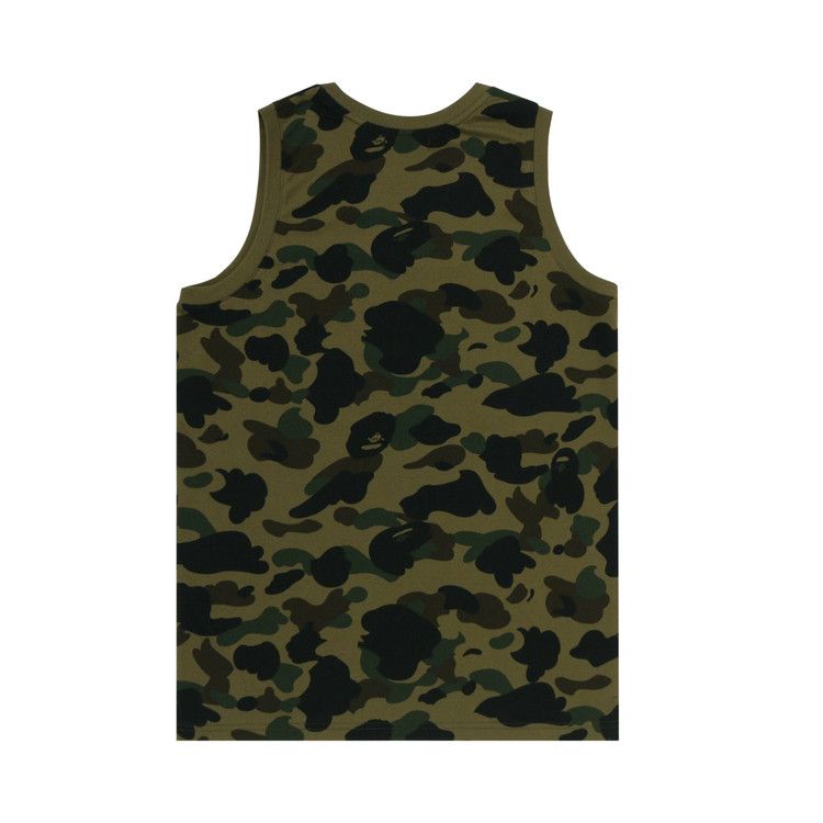 BAPE 1st Camo Bape Sta Tank Top 'Green'