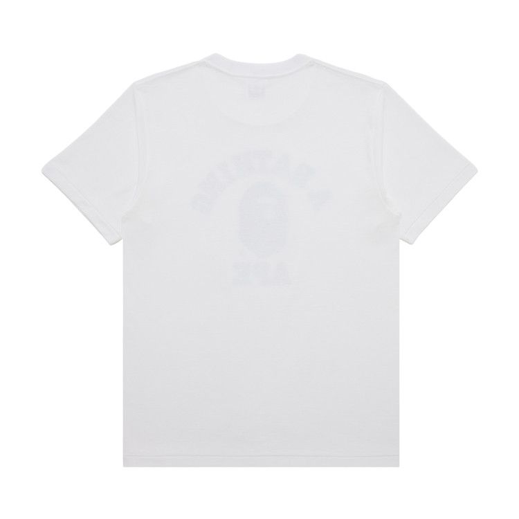 BAPE ABC Camo College Tee 'White Green'