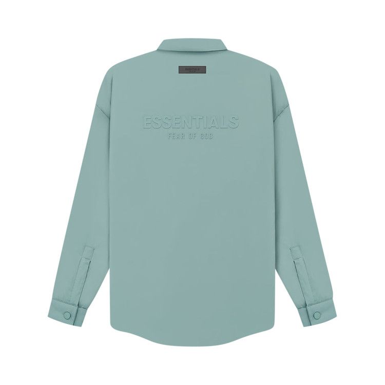 Fear of God Essentials Filled Nylon Shirt Jacket 'Sycamore'