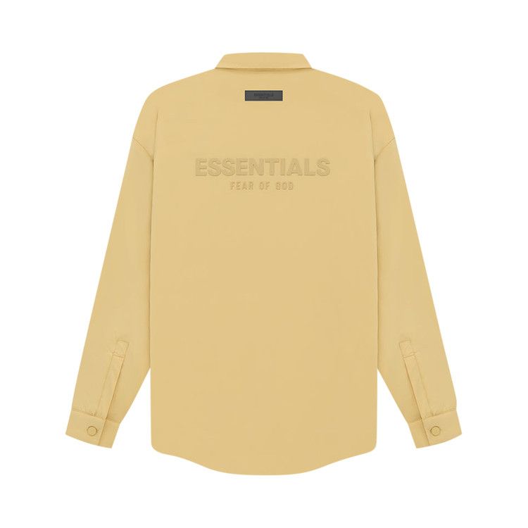 Fear of God Essentials Filled Nylon Shirt Jacket 'Light Tuscan'