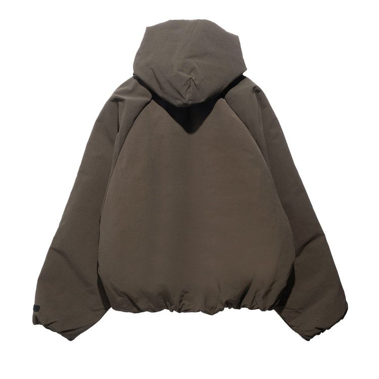 Fear of God Essentials Military Nylon Hooded Bomber 'Brown'