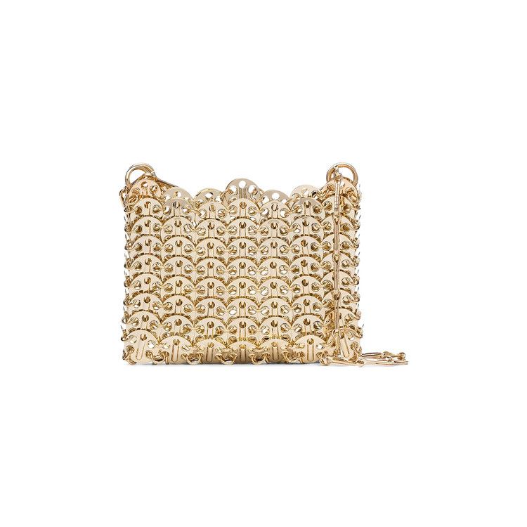 Rabanne 1969 Nano Shoulder Bag 'Light Gold'