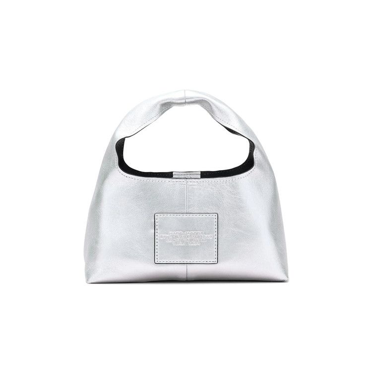 Marc Jacobs Metallic Leather Mini Sack Bag 'Silver'