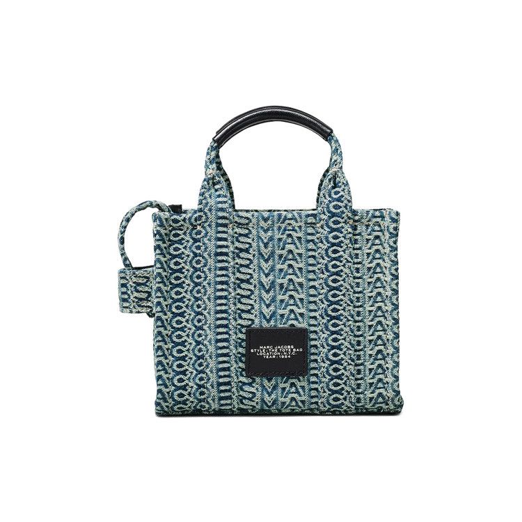 Marc Jacobs Monogram Denim Crossbody Tote Bag 'Sun Faded'