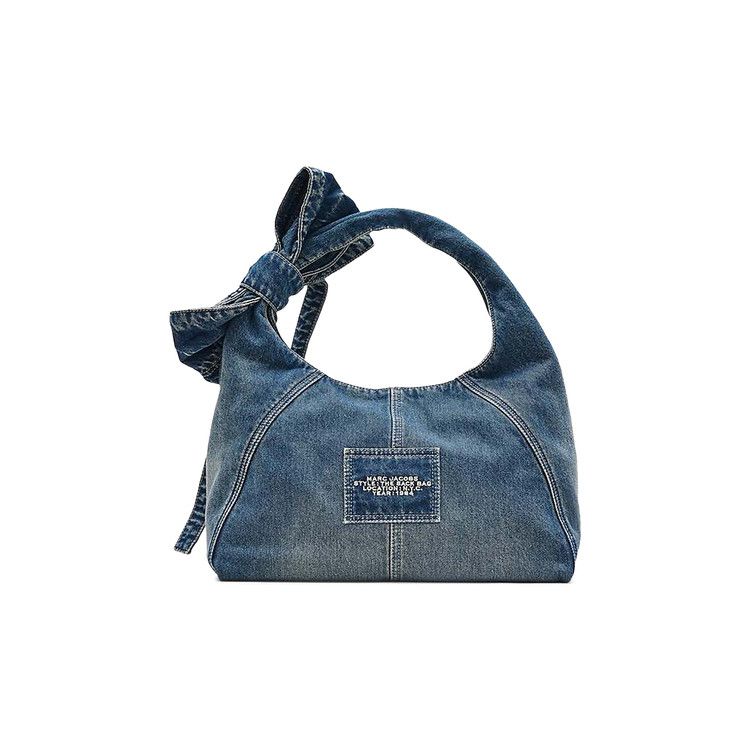 Marc Jacobs Bow Denim Sack Bag 'Medium Wash'
