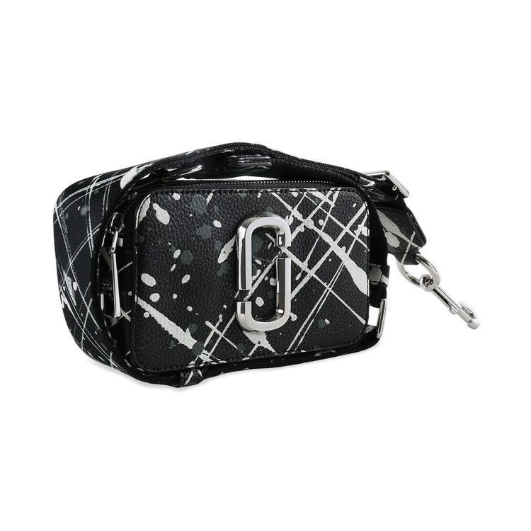 Marc Jacobs The Splatter Paint Chain Snapshot Bag 'Black/Multicolor'