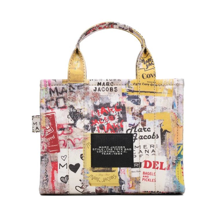 Marc Jacobs The Pop Americana Canvas Tote Bag 'White/Multicolor'