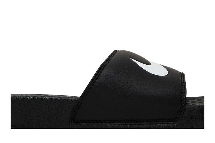 Nike Benassi Swoosh Slide 'Black White'