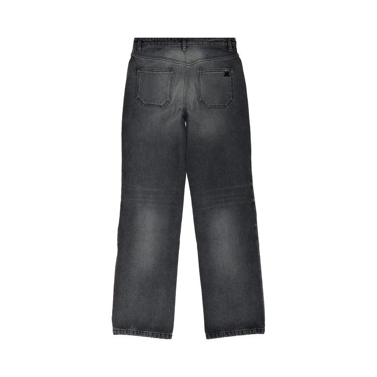 Courrèges Relaxed Denim Straight Pants 'Stonewashed Grey'