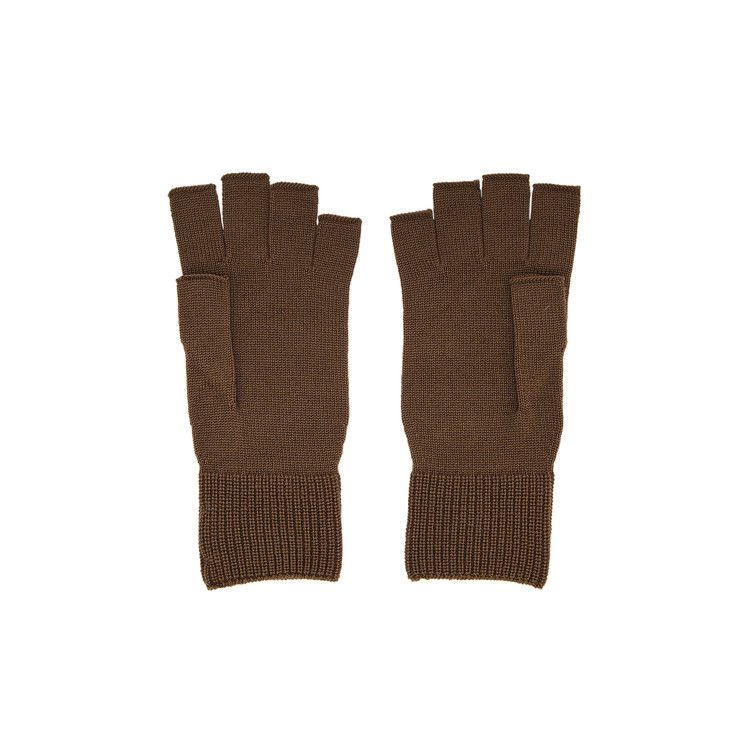 Courrèges AC Wool Gloves 'Mocha'