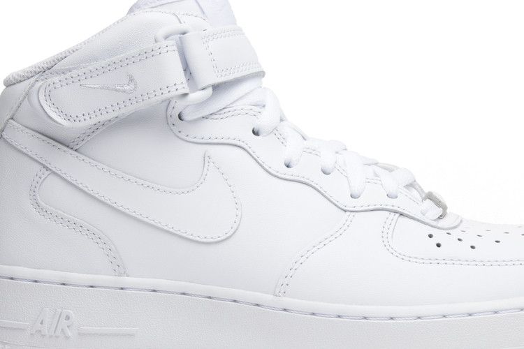 Nike Wmns Air Force 1 Mid 07 Leather 'Triple White'