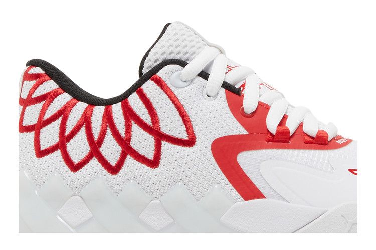 Puma MB.01 Lo Jr 'Team Colors - White High Risk Red'