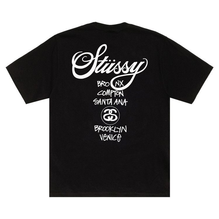 Stussy World Tour Tee 'Black'