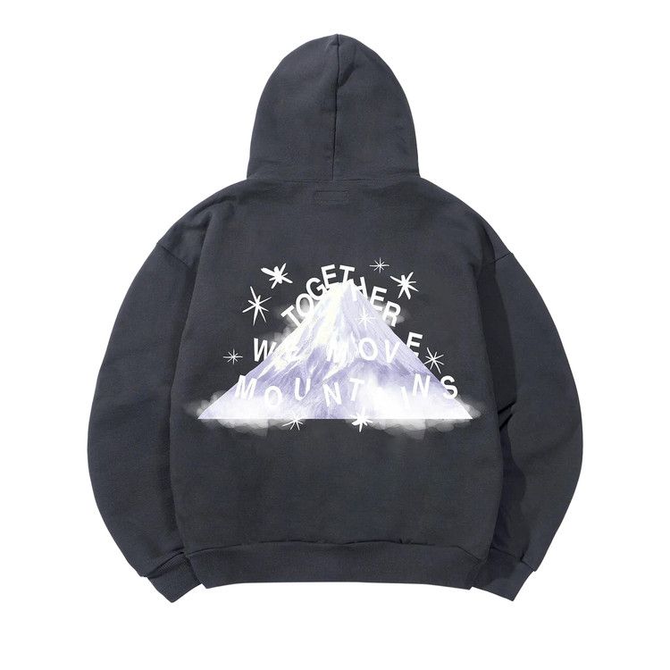 Market Move Mountains Hoodie 'Washed Black'