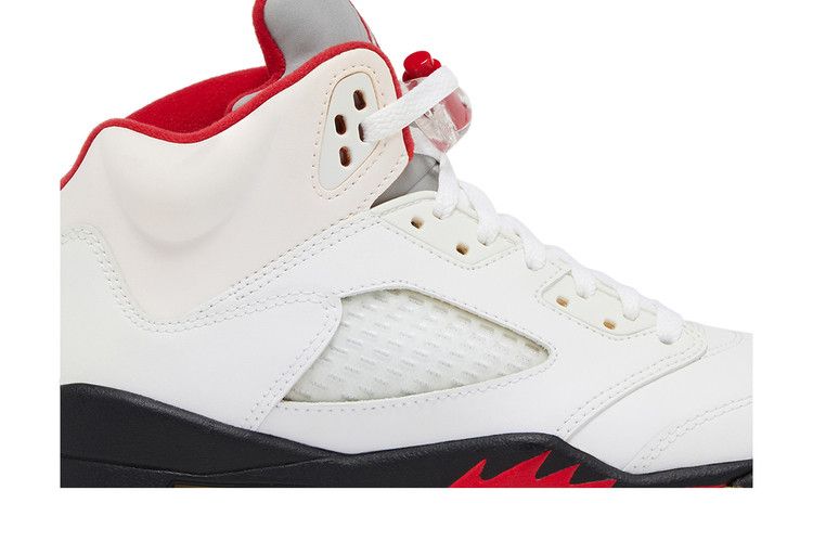 Air Jordan 5 Retro GS 'White Fire Red' 2013