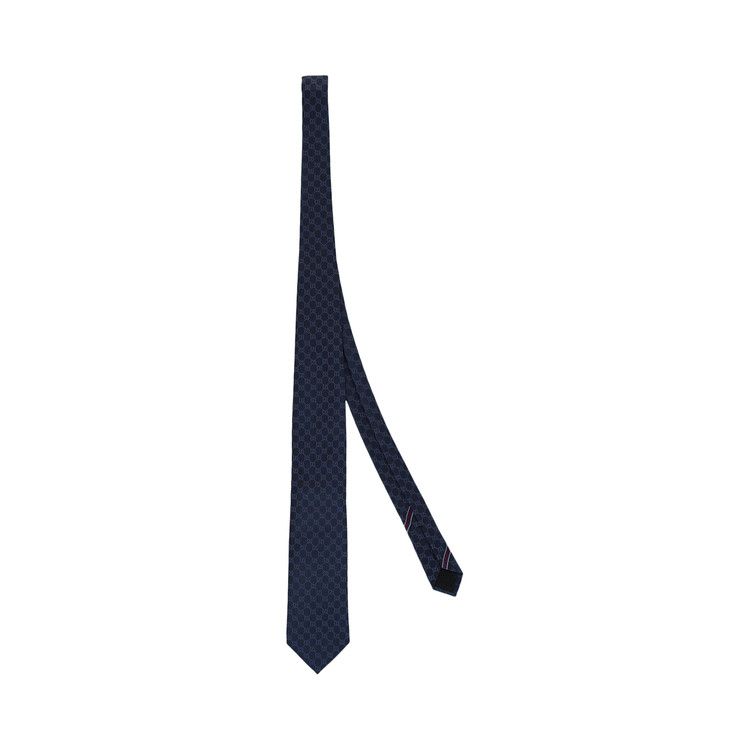 Gucci GG Supreme Silk Tie 'Blue'