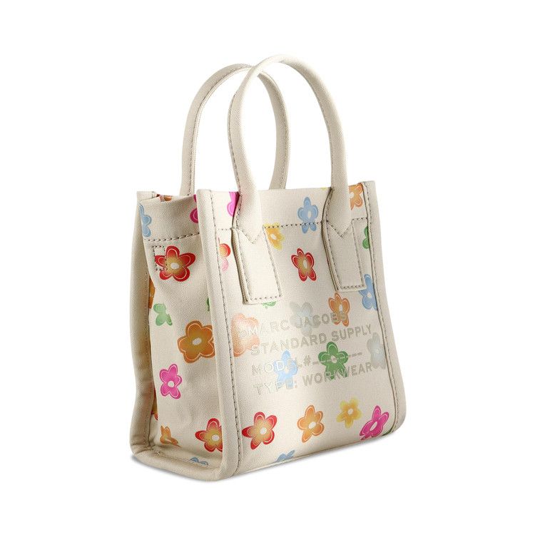 Marc Jacobs Small Tote Wild Daisy Canvas Standard Supply Bag 'White/Multicolor'