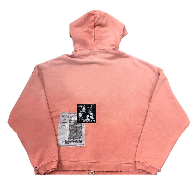 Paly Hollywood Alta Cienega Zip Hooded Sweatshirt 'Pink'