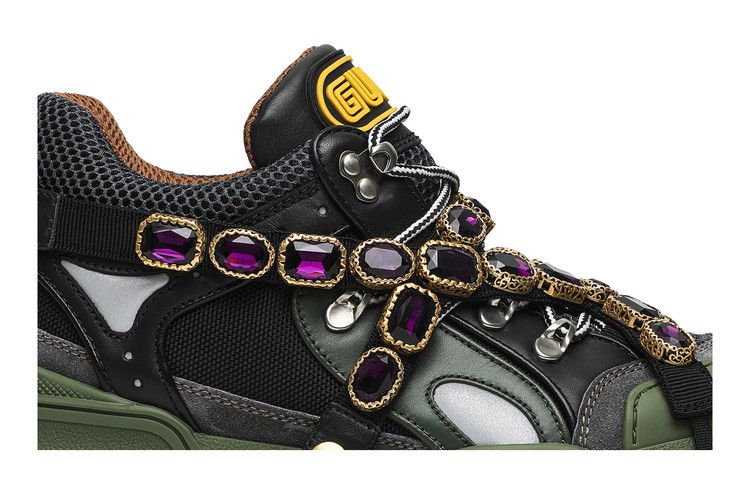 Gucci Wmns Flashtrek Crystals 'Green'