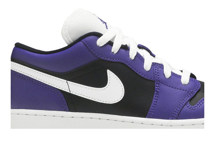 Air Jordan 1 Low GS 'Black Court Purple'