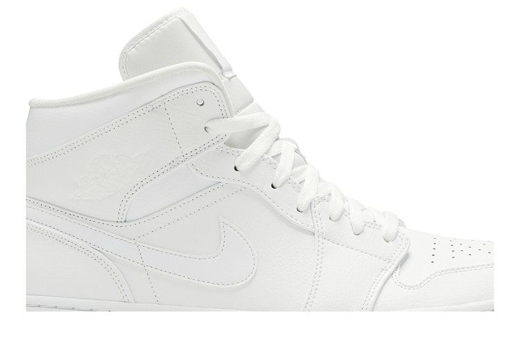 Air Jordan 1 Mid 'Triple White' 2019