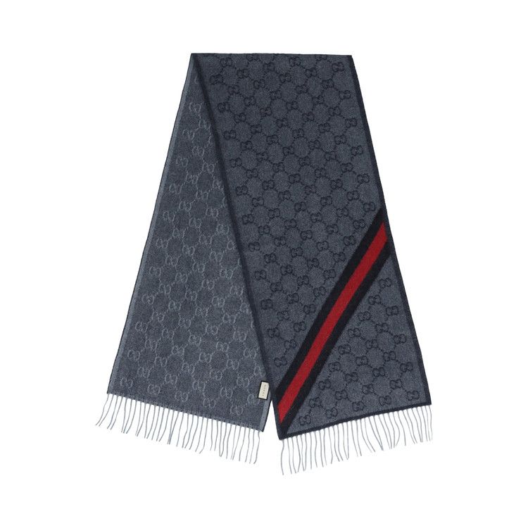 Gucci Nikky Wool Scarf 'Midnight Blue'