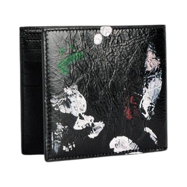 Balenciaga Cash Square Folded Wallet 'Black/Multicolor'
