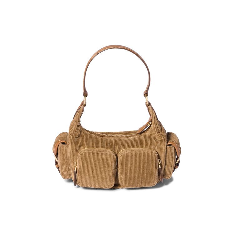 Miu Miu Corduroy Pocket Bag 'Cinnamon'