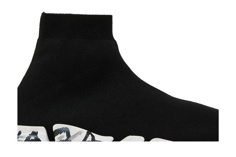 Balenciaga Speed 2.0 Sneaker 'Worn-Out Graffiti - Black'