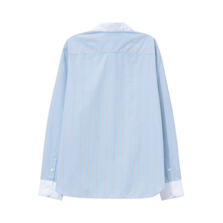 Charles Jeffrey Loverboy Late To Work Shirt 'Blue Stripe'