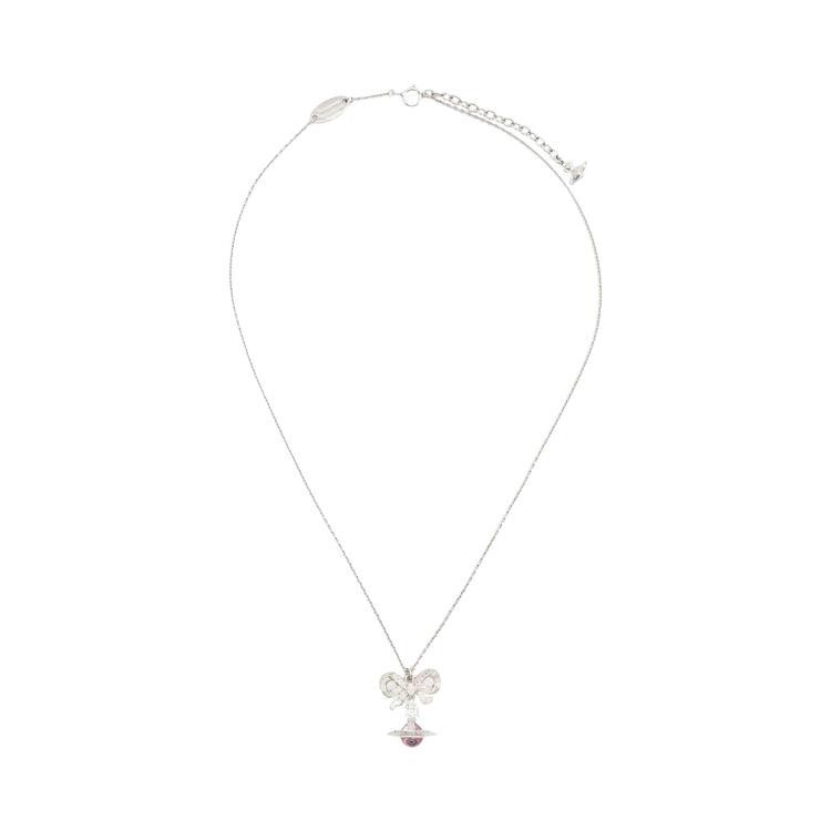 Vivienne Westwood Octavie Pendant 'Platinum/Pink'