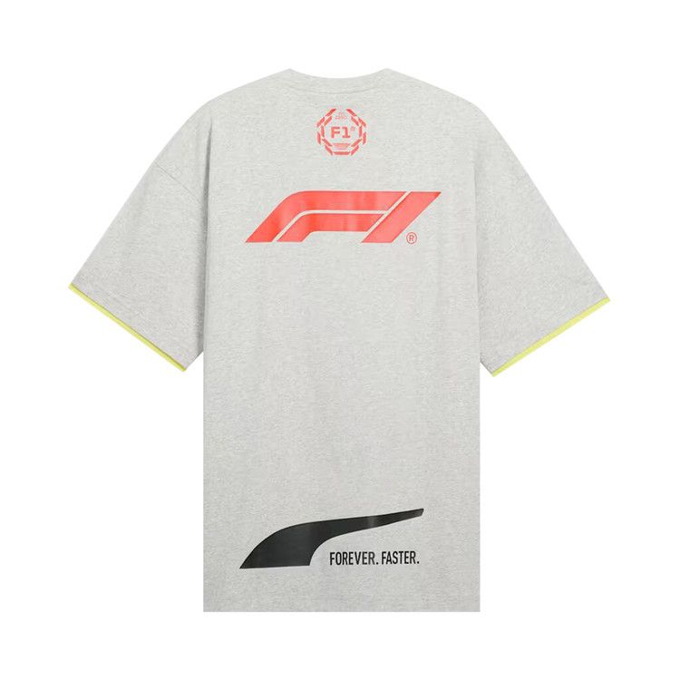 Puma F1 Racing Tee 'Grey/Lime'
