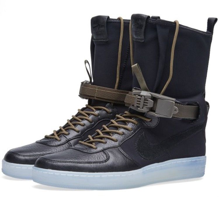 Acronym x NikeLab Air Force Downtown 1 Hi SP 'Black Olive'