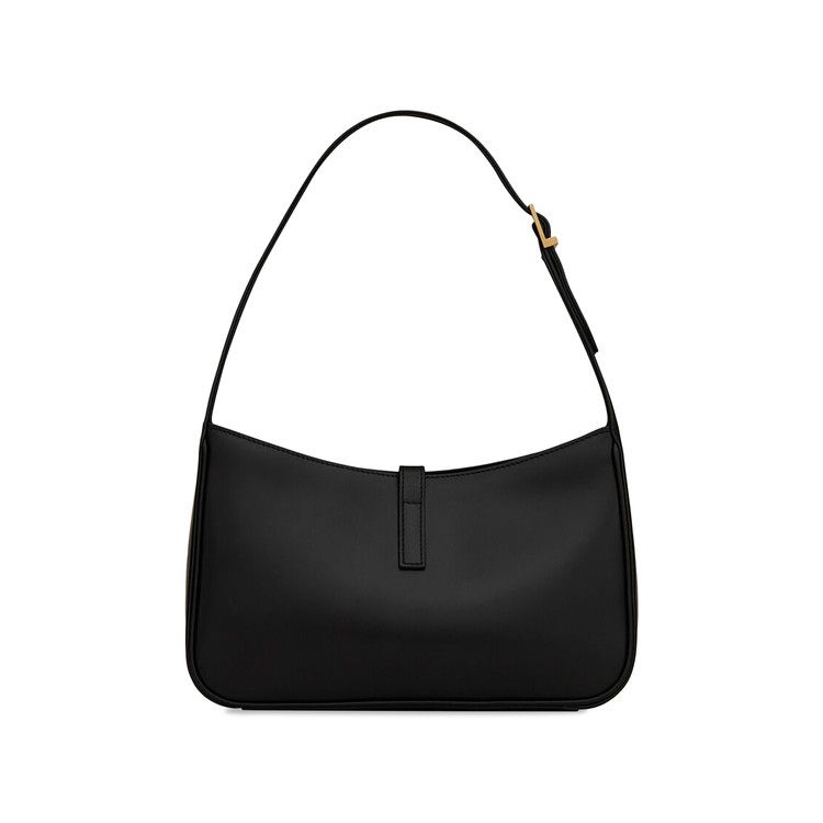 Saint Laurent Le 5 À 7 Hobo Bag In Smooth Leather 'Nero'