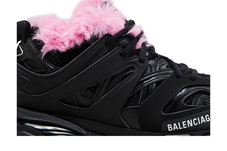Balenciaga Wmns Track Sneaker 'Fake Fur - Black Pink'