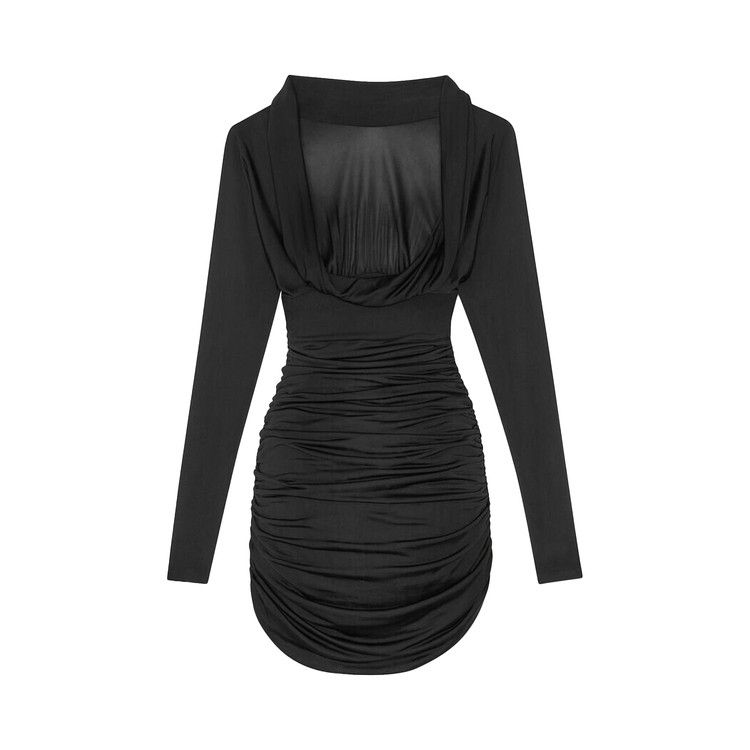 Saint Laurent Cowl Back Dress 'Black'