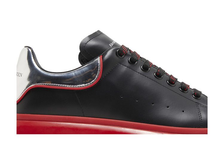 Alexander McQueen Oversized Sneaker 'Black Silver Lust Red'