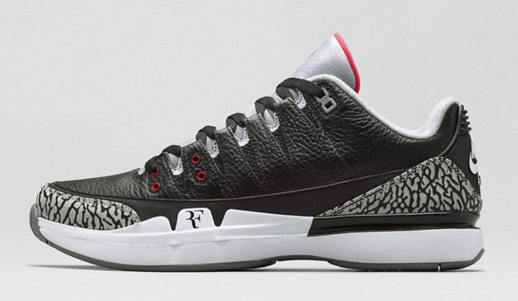 Nike Zoom Vapor Tour AJ3 'Black White'