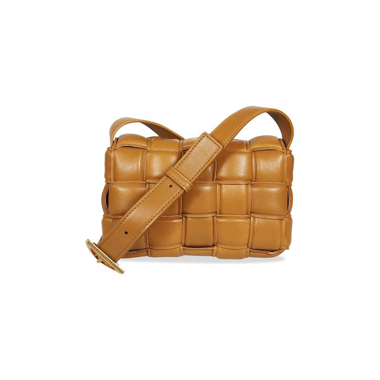 Bottega Veneta Small Cassette Shoulder Bag 'Camel/Gold'