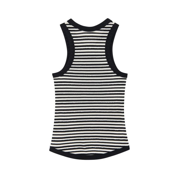 Saint Laurent Jersey Tank Top 'Black/Natural'