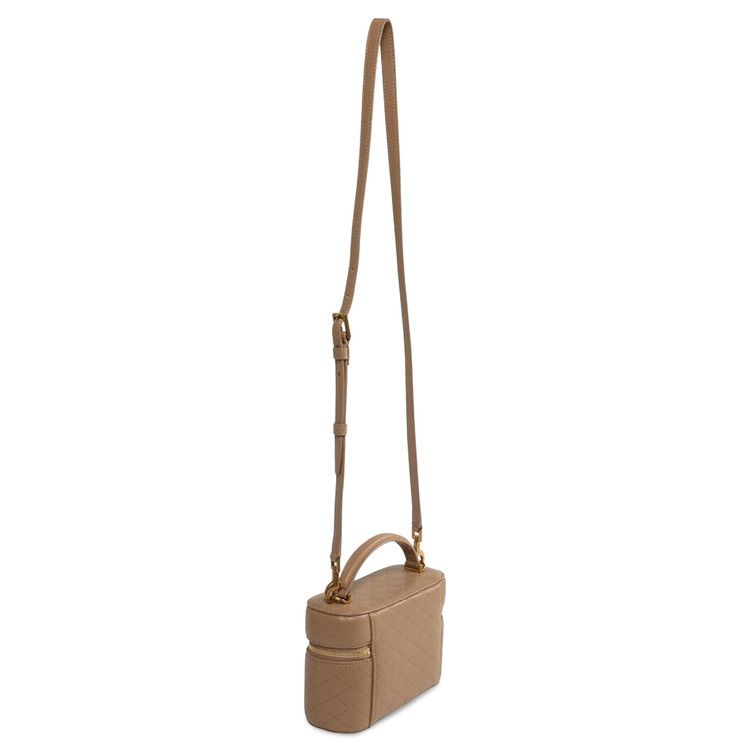 Saint Laurent Mini Gaby Vanity Bag 'Dark Toffee'