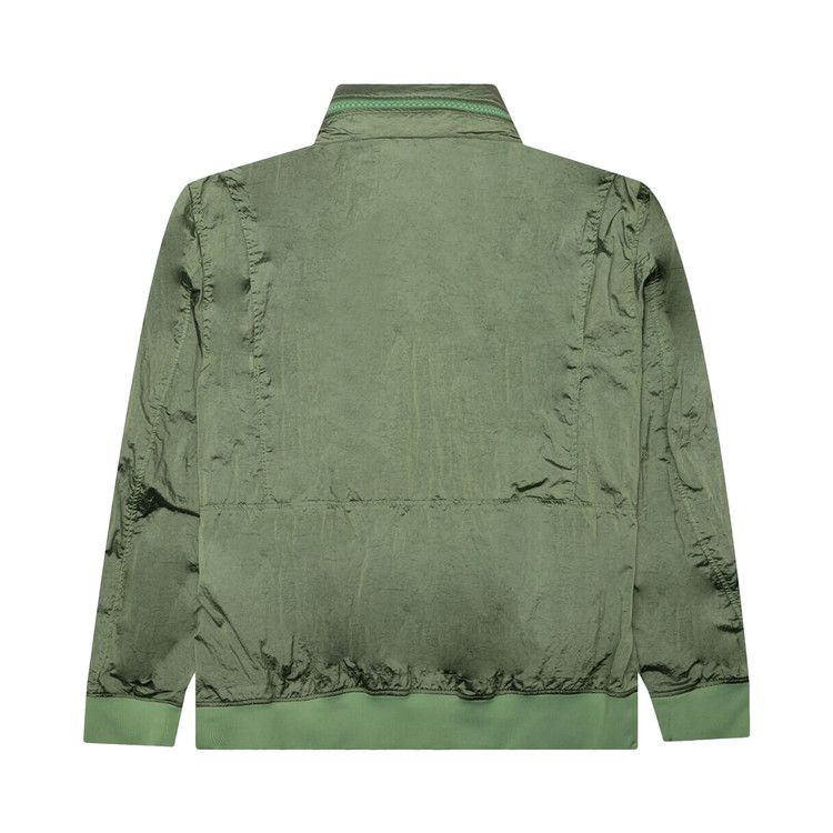 Stone Island Waffen Patch Foldable Hooded Zip Up Jacket 'Sage'