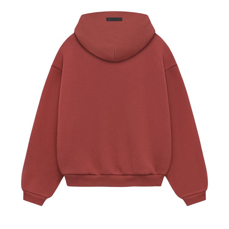 Fear of God Essentials Kids Fleece Hoodie 'Crimson'
