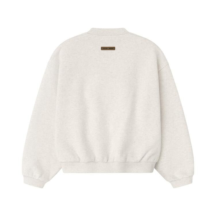 Fear of God Essentials Embossed Classic Crewneck Sweatshirt 'Oatmeal Heather'
