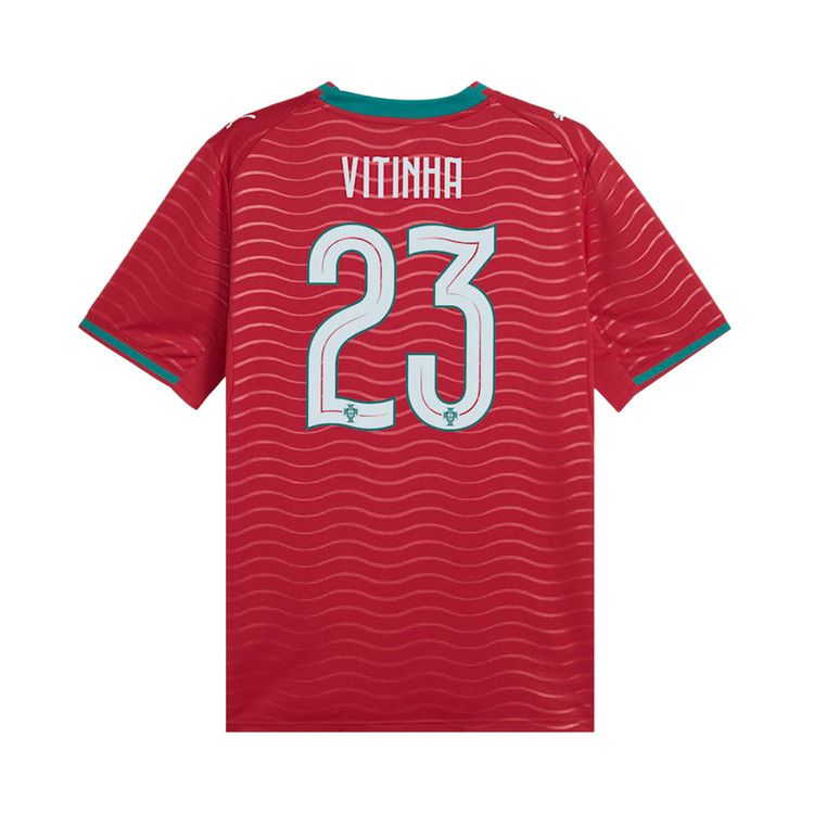 Puma Portugal 2026 Home Player Jersey Ronaldo Version 'Club Red/Green Lagoon'