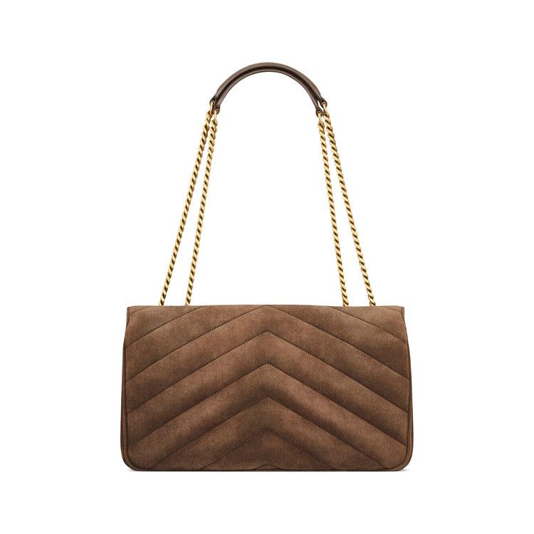 Saint Laurent Loulou Medium 'Bark Brown'