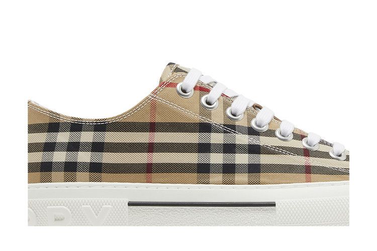 Burberry Check Cotton Sneakers 'Archive Beige'