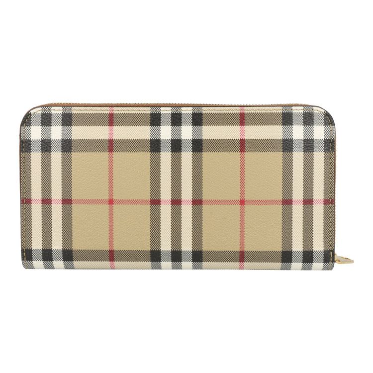 Burberry Check Zip Wallet 'Vintage Check/Briar Brown'