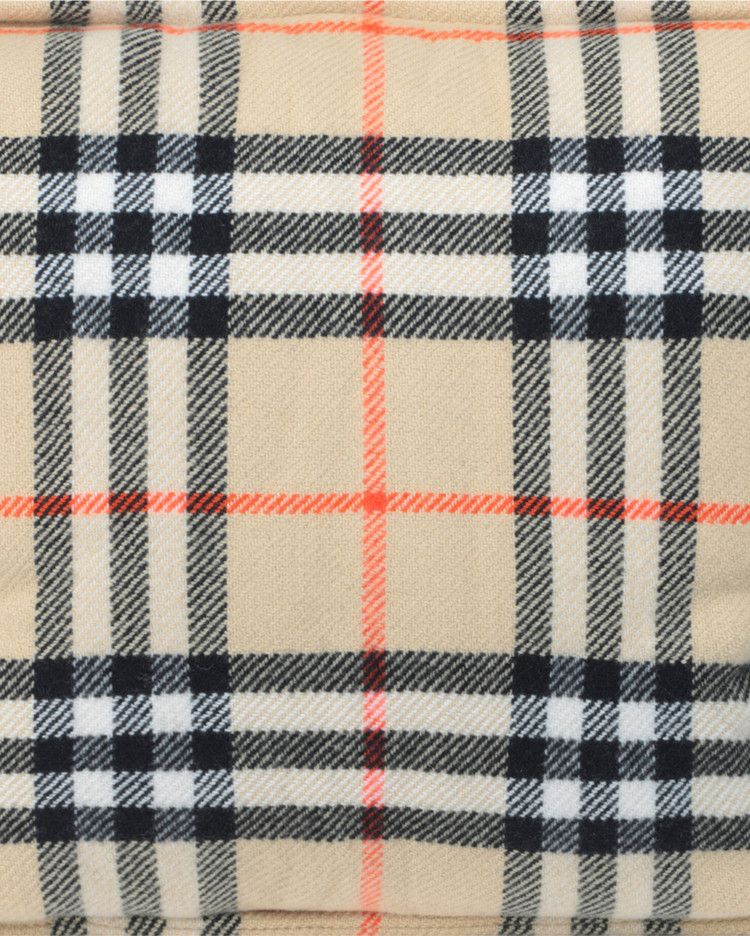 Burberry Large Vintage Check Throw Pillow 'Sand'